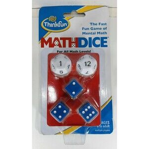 Thinkfun Math Dice Educational Game Ages 8 to Adult NEW